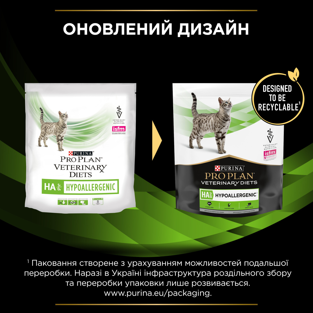 Сухий лікувальний корм для котів з харчовою алергією Purina Pro Plan Veterinary Diets HA Hypoallergenic