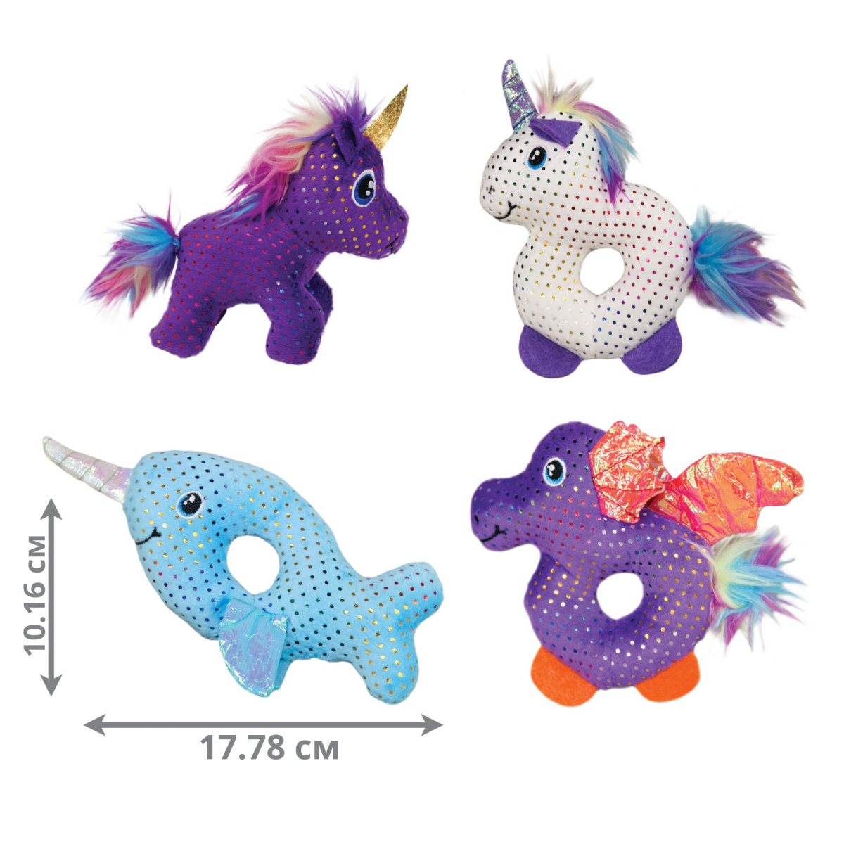 Игрушка для котов Волшебные животные с кошачьей мятой KONG Cat Enchanted Characters