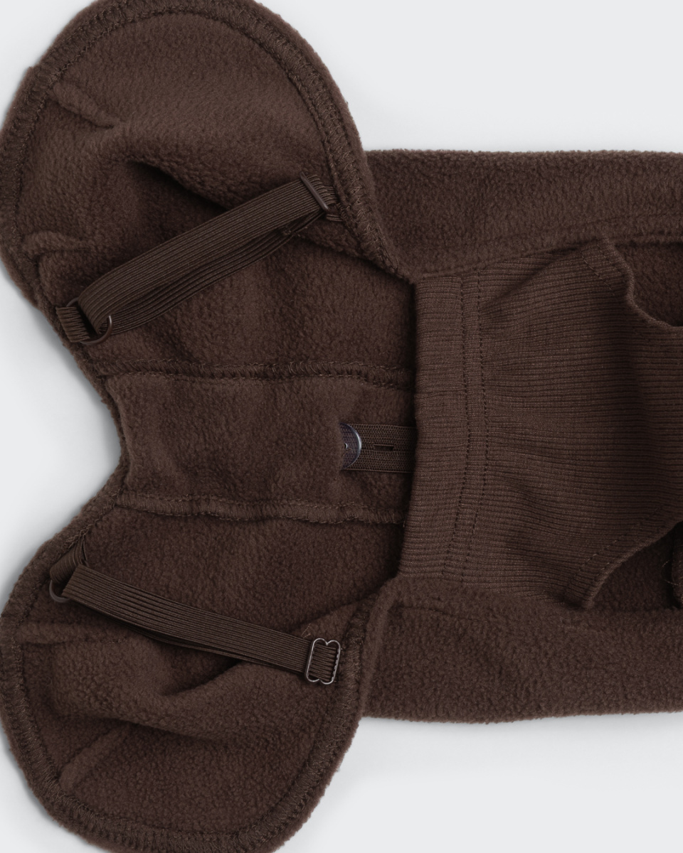 Інноваційна теплоізоляційна сорочка для собак PAIKKA Seawool Shirt Choco