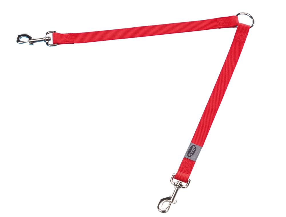Нейлоновий повідець-сворка з класичним карабіном для двох собак Classic Multiple Leash Nobby Нейлоновий повідець-сворка з класичним карабіном для двох собак Classic Multiple Leash Nobby