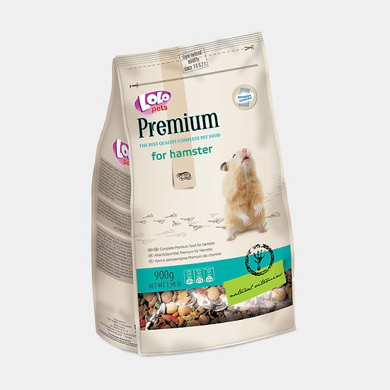 Полнорационный корм для хомяков с натуральными витаминами LoLo Pets Premium Food Hamster