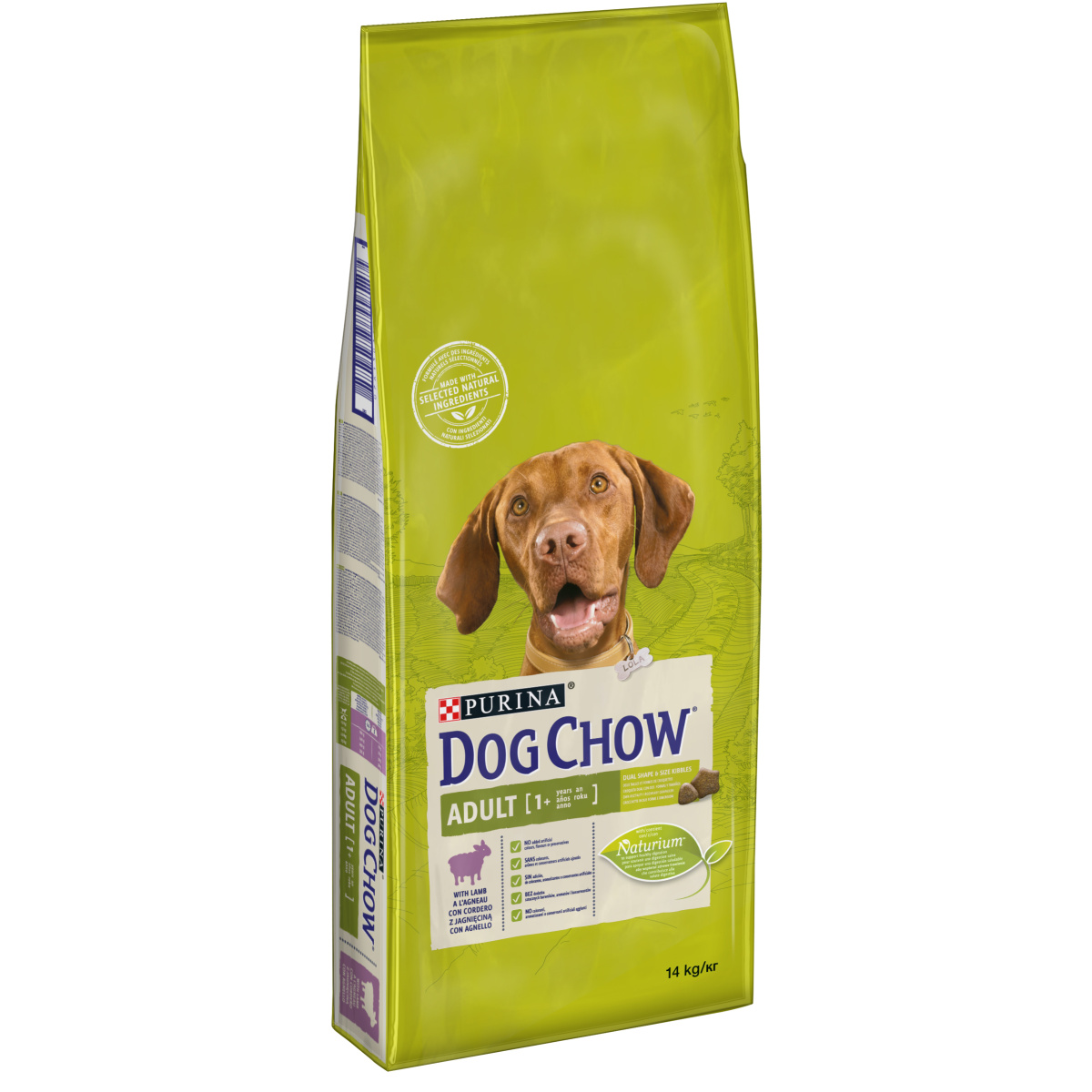 Сухий корм з ягням для дорослих собак віком від 1 року Purina Dog Chow Adult With Lamb