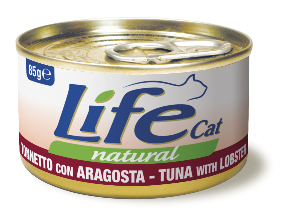 Консерва для кошек Тунец с Омарами Life Cat Natural Tuna & Lobster