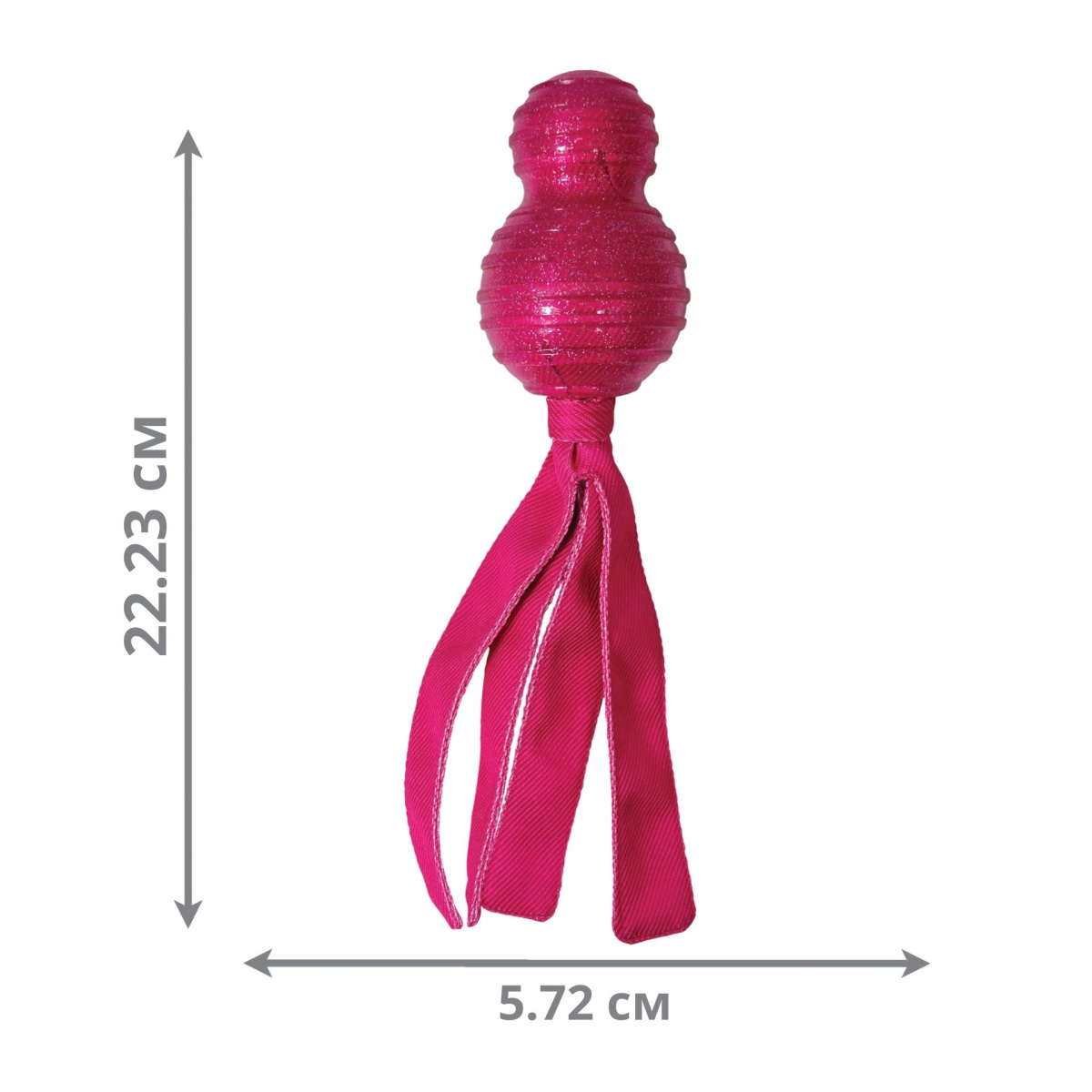 Іграшка для собак Жувальна Вубба з пищалкою KONG Wubba Comet