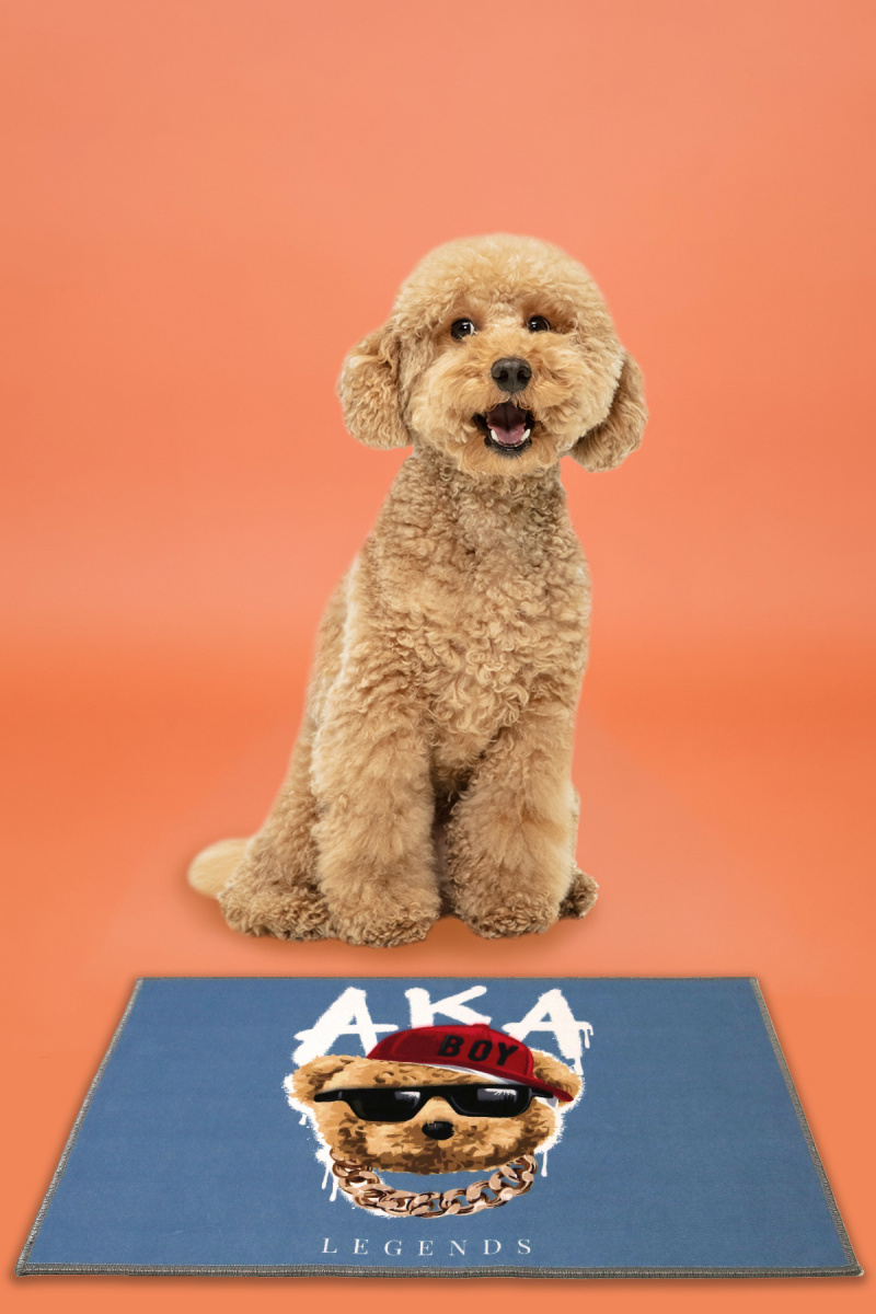 Антиковзкий лежак-килимок для собак Пудель-легенда Poodle Mats Jungo Pets