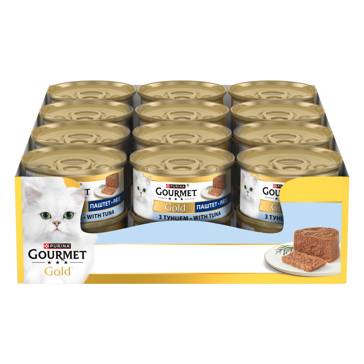 Консерва для котів Паштет з Тунцем Purina Gourmet Gold Pate Tuna