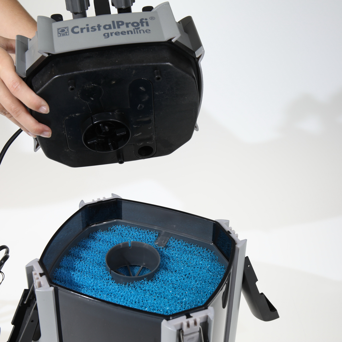 Внешний бесшумный фильтр для аквариума 40-120 л JBL CristalProfi e402 Greenline External 