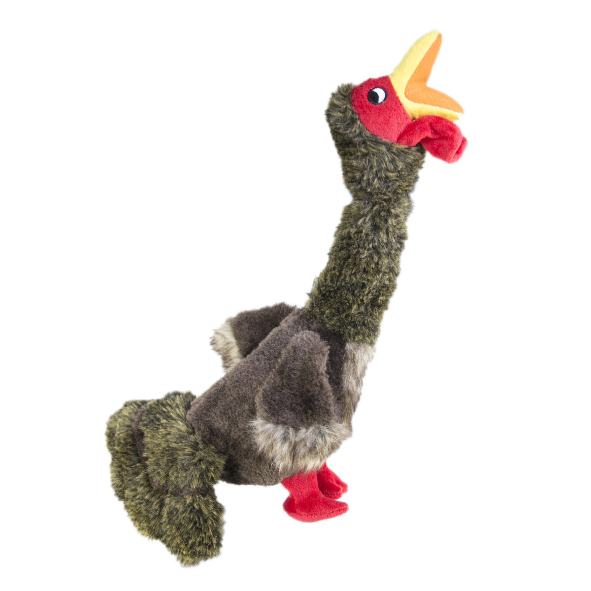 KONG Shakers Honkers Turkey М'яка іграшка для собак Пищача Індичка з канатною шиєю