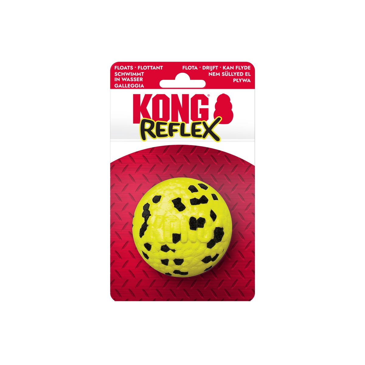 KONG Reflex Ball Іграшка для великих собак Самовідновлюваний Надміцний М'яч