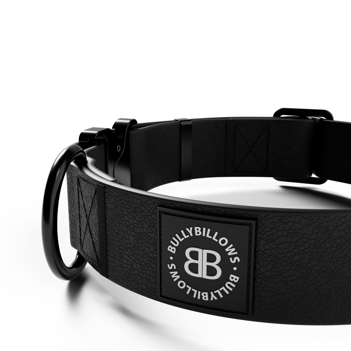 Водонепроникний нашийник з ривковим замком для активних собак BullyBillows Billowthane Combat Collar 4 cm