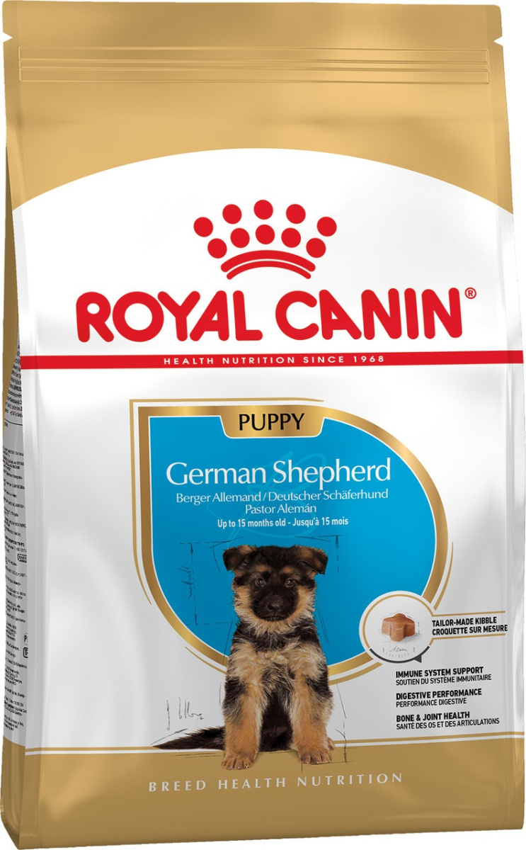 Сухой корм для щенков породы Немецкая Овчарка в возрасте до 15 месяцев Royal Canin German Shepherd Puppy 