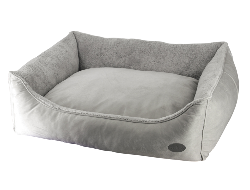 Антискользящая лежанка со съемным чехлом и двухсторонней подушкою для собак Fedo Nobby
