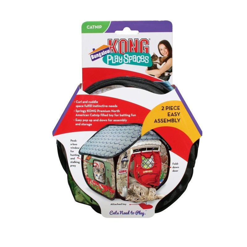 Іграшка для кішок Бунгало KONG Cat PlaySpaces Bungalow Іграшка для кішок Бунгало KONG Cat PlaySpaces Bungalow