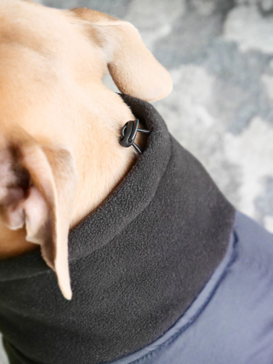 Водонепроникне утеплене пальто для собак зі світловідбиваючими смужками BullyBillows Dog Coat With Zip