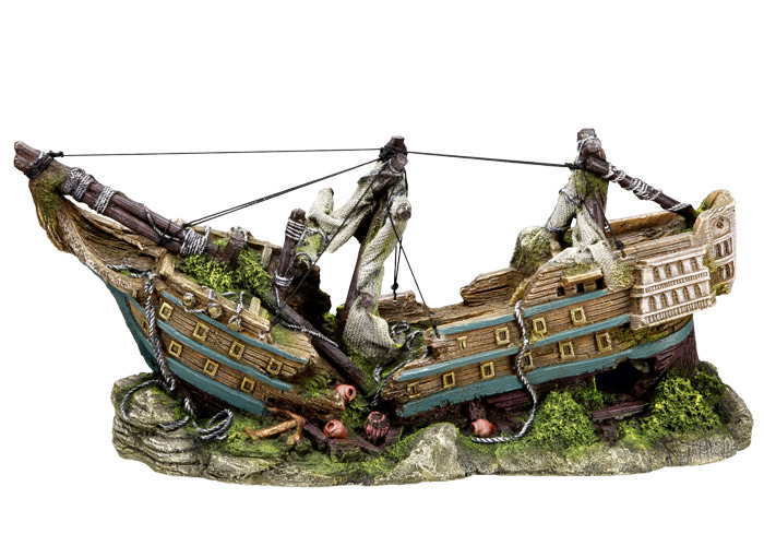 Декор для аквариума Руины корабля Ship Aqua Ornaments Nobby