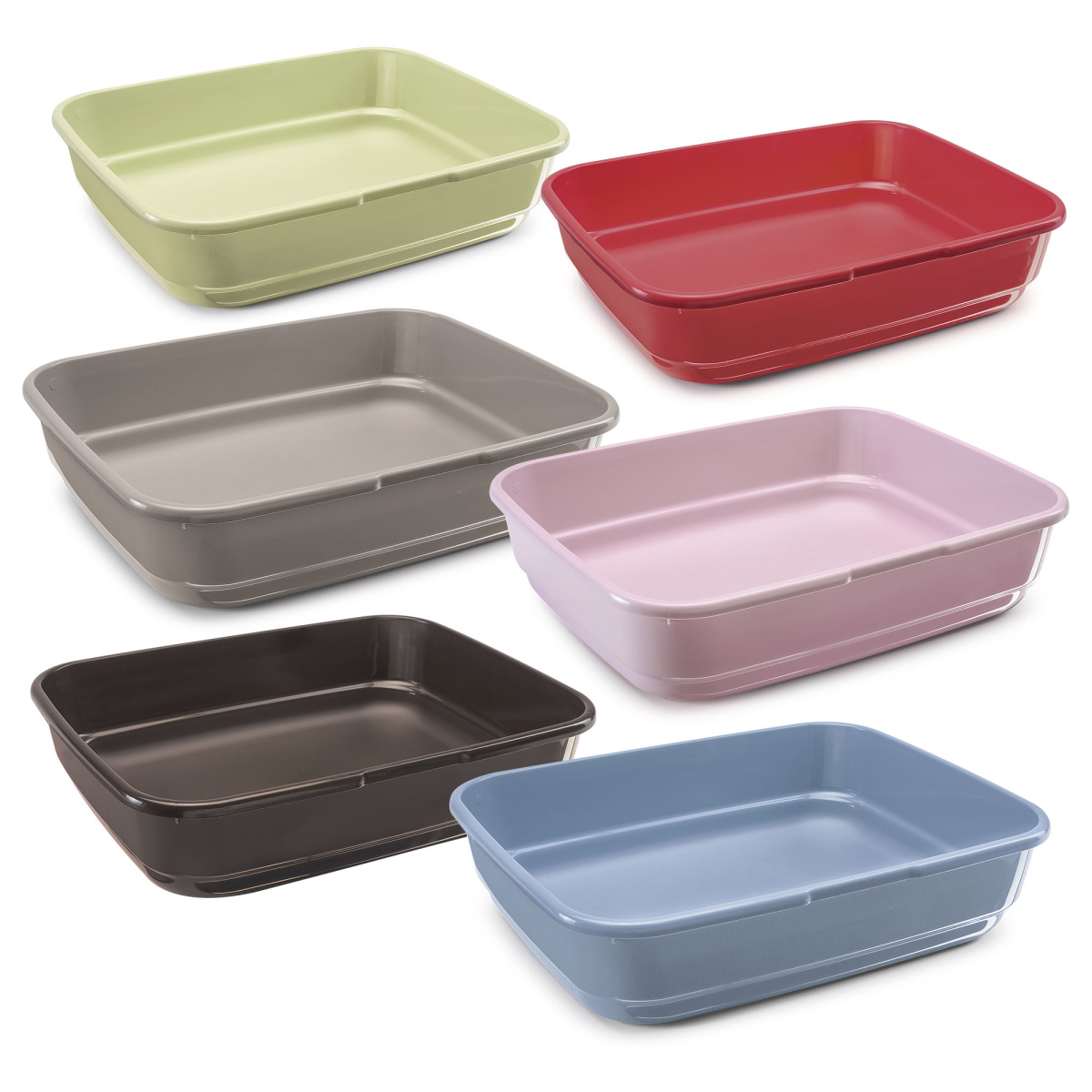 Туалет с бортиком без сетки и ободка для котов Imac Felix