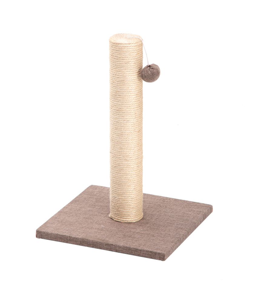 Когтеточка для кота Столбик с игрушкой Imac Irina