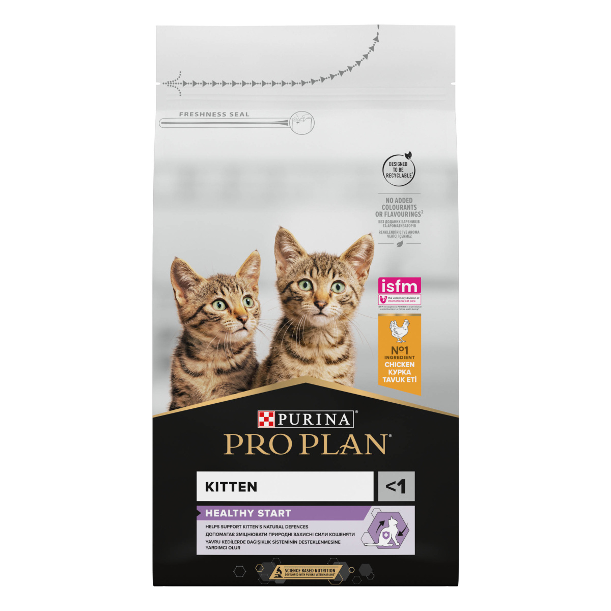 Сухой корм для котят в возрасте от 1 месяца с Курицей Purina Pro Plan Kitten Healthy Start Chicken