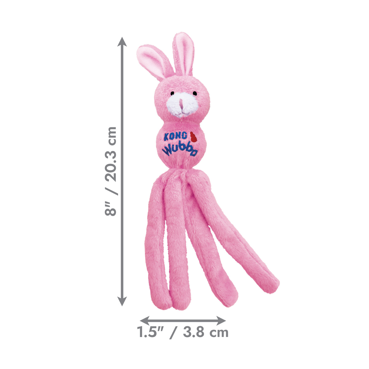 KONG Cat Wubba Bunny Інтерактивна іграшка для кота Кролик Вубба із дзвіночком та котячою м'ятою