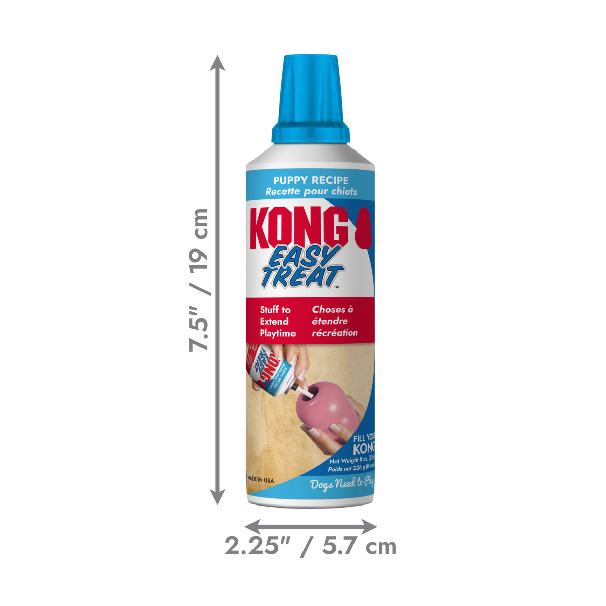 KONG Easy Treat Puppy Натуральні ласощі для цуценят Паста зі смаком Курячої печінки