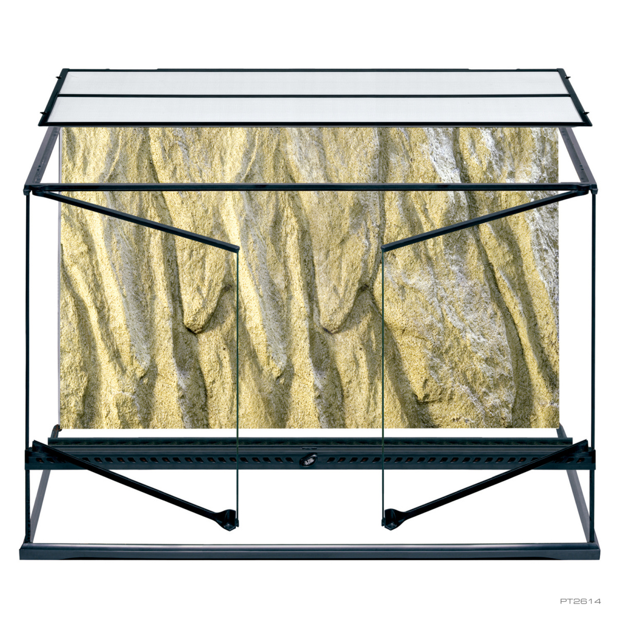 Скляний великий тераріум 90 х 45 х 60 см Exo Terra Natural Terrarium Large Tall PT2614