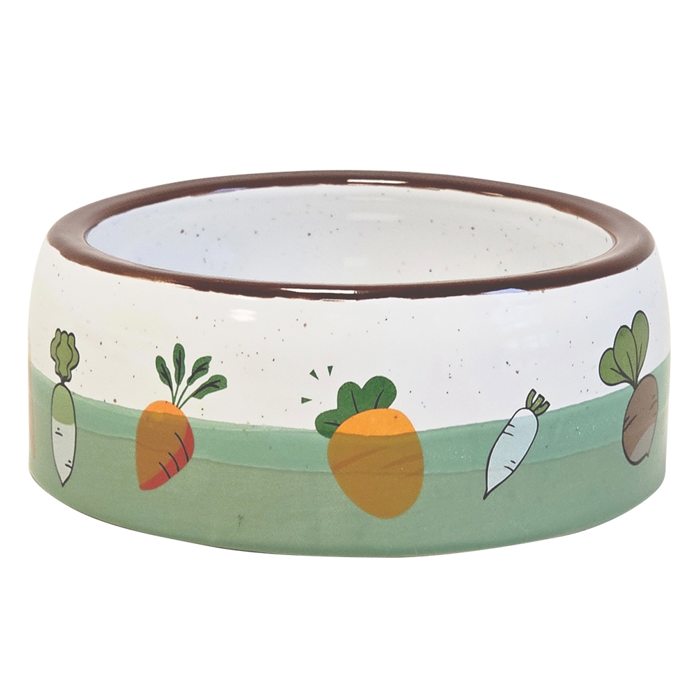 Керамічна миска для кроликів та морських свинок Овочі Vegetable Nobby
