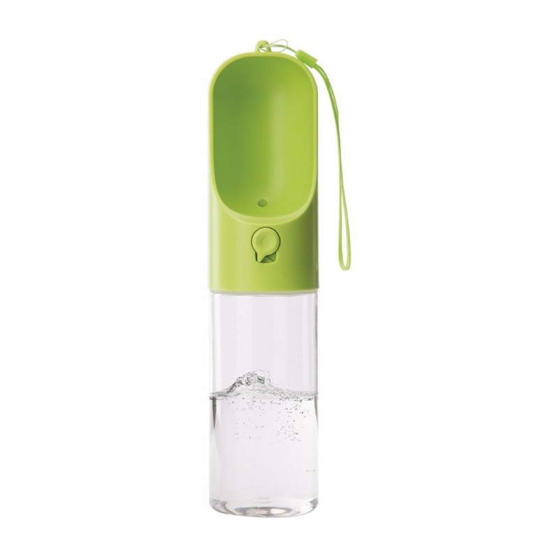 Дорожная пластиковая поилка с чашей для питья для собак и котов Imac One Touch Water Bottle Дорожная пластиковая поилка с чашей для питья для собак и котов Imac One Touch Water Bottle