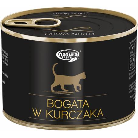 Консерва для кішок з м'ясними шматочками Курки Dolina Noteci Natural Taste Cat Chicken Консерва для кішок з м'ясними шматочками Курки Dolina Noteci Natural Taste Cat Chicken