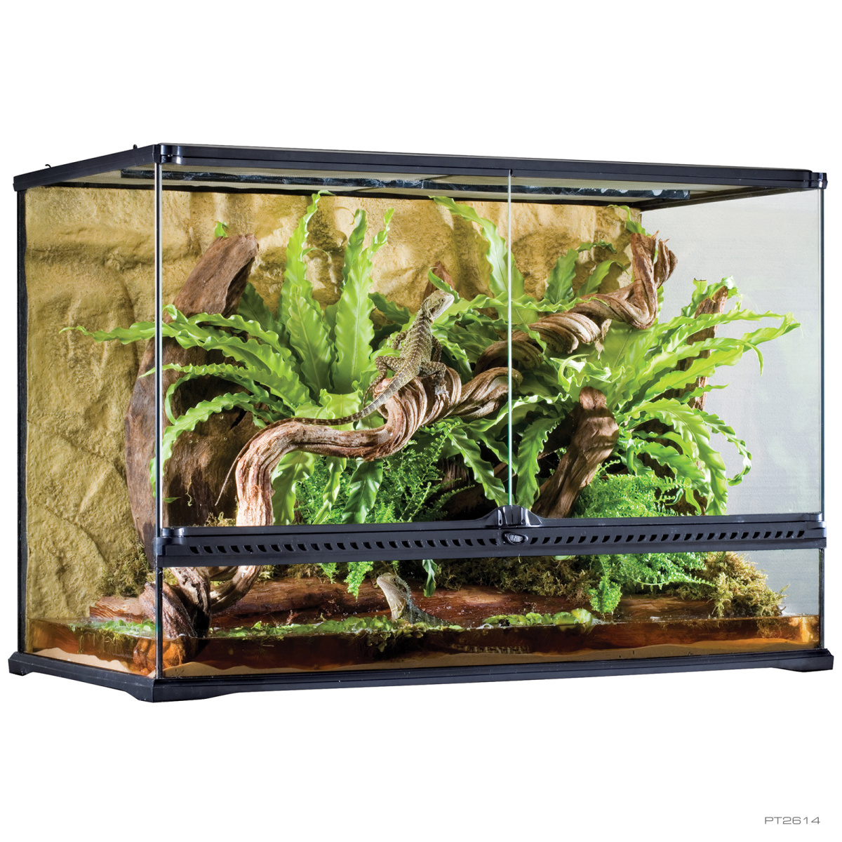 Скляний великий тераріум 90 х 45 х 60 см Exo Terra Natural Terrarium Large Tall PT2614