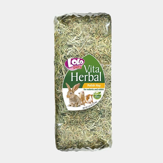 Сіно для кроликів та гризунів LoLo Pets Vital Herbal Polish Hay