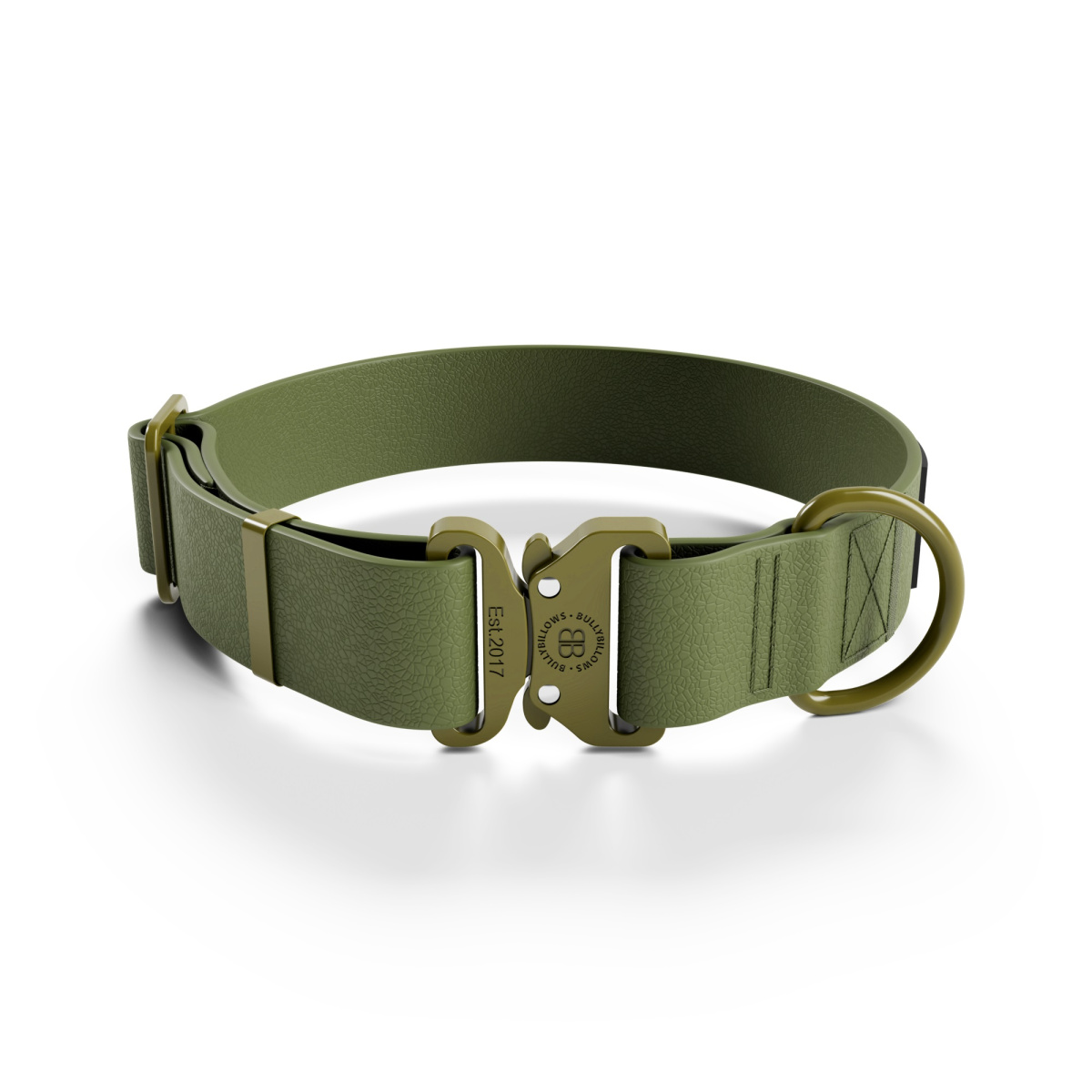 Водонепроникний нашийник з ривковим замком для активних собак BullyBillows Billowthane Combat Collar 4 cm