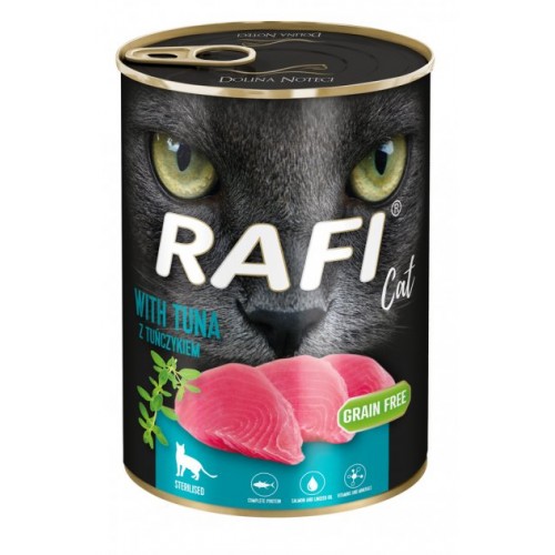 Беззерновая консерва для котов с Тунцом Dolina Noteci Rafi Grain Free Cat Tuna