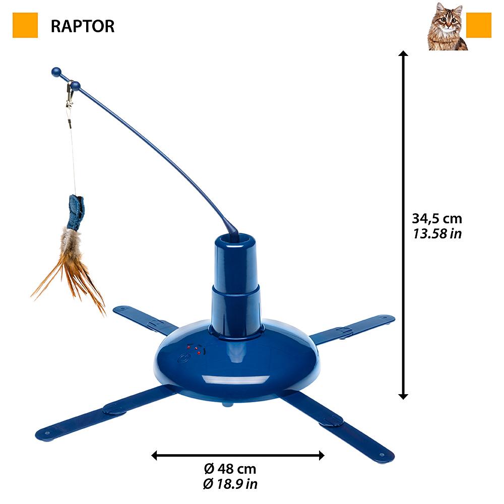 Електронна інтерактивна іграшка для котів Спіймай птаха Raptor Ferplast