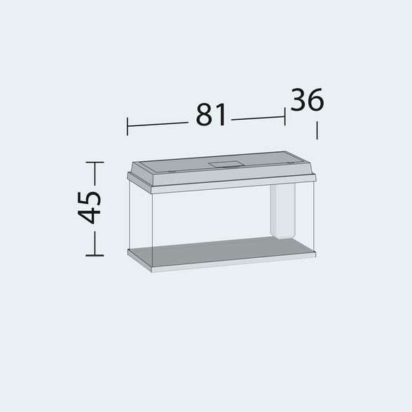 Акваріум 110 л з комплектом обладнання та системою фільтрації Bioflow Super Juwel Primo 110 LED