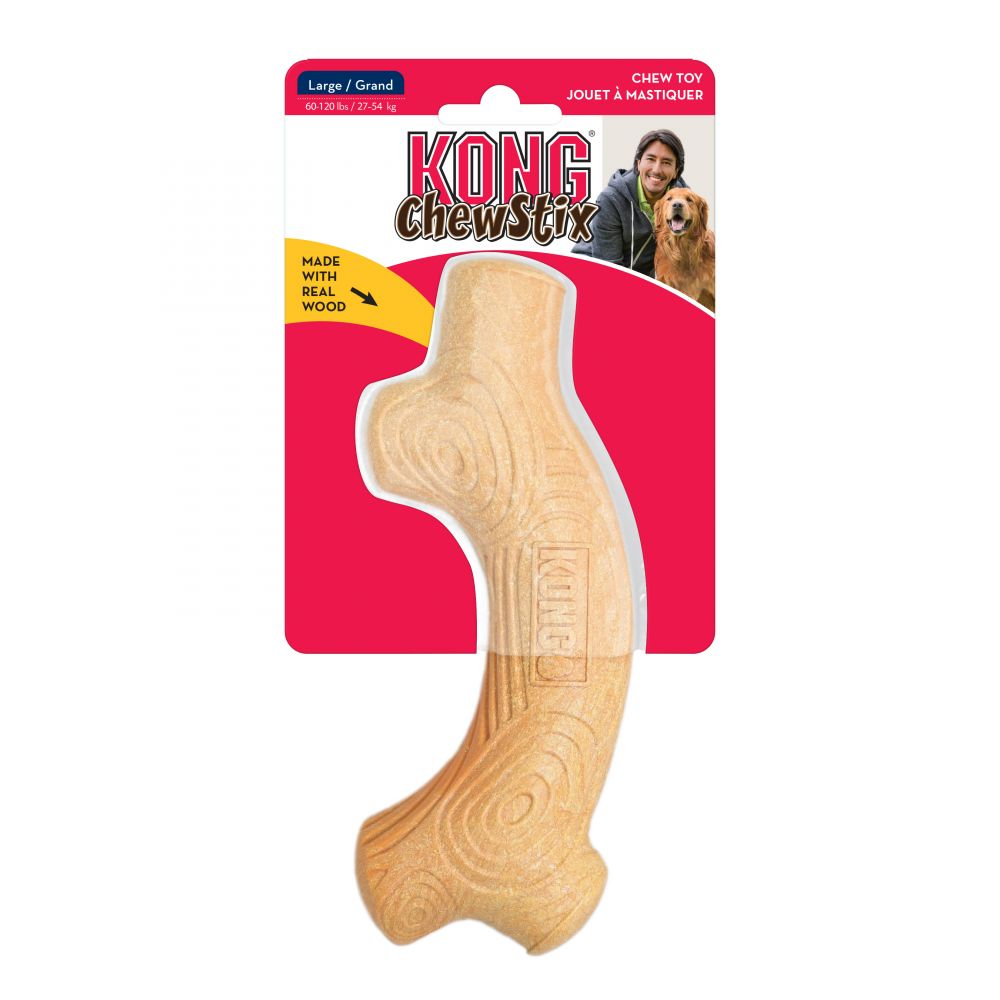 Іграшка для собак Кісточка Жувальна з запахом бекону KONG ChewStix Stick Іграшка для собак Кісточка Жувальна з запахом бекону KONG ChewStix Stick