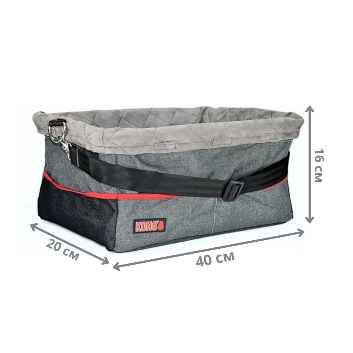 KONG Travel Seat Dog Підвищене автокрісло для маленьких собак