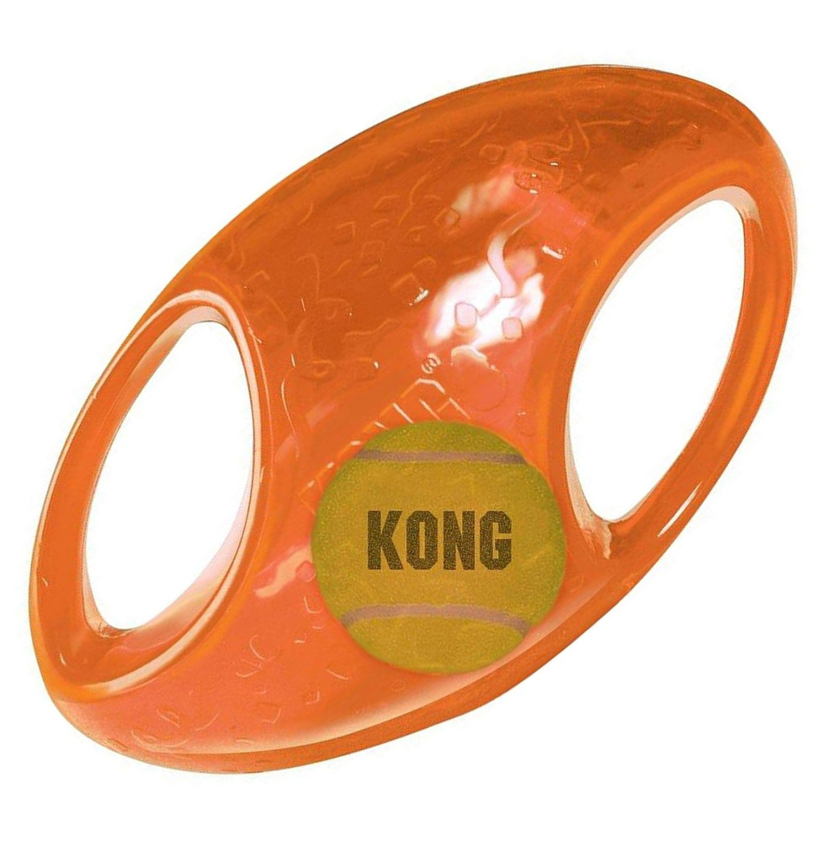 Игрушка для собак Интерактивный Мяч Фрисби с пищалкой KONG Jumbler Football