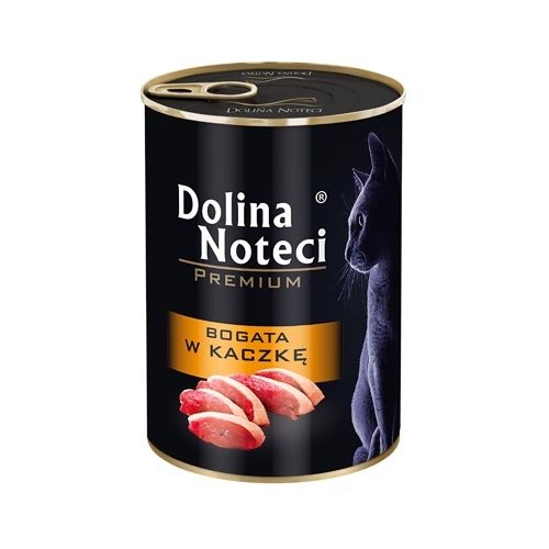 Безглютеновая консерва для котов с Уткой Dolina Noteci Premium Cat Adult Duck