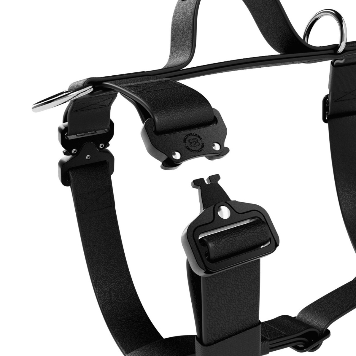 Біотанова анатомічна шлея для собак що тягнуть повідець BullyBillows Billowthane TRI-Harness Anti-Pull