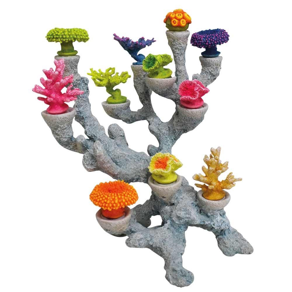 Декор для акваріума Корали зі змінними морськими квітами Coral Reef Aqua Ornaments Nobby