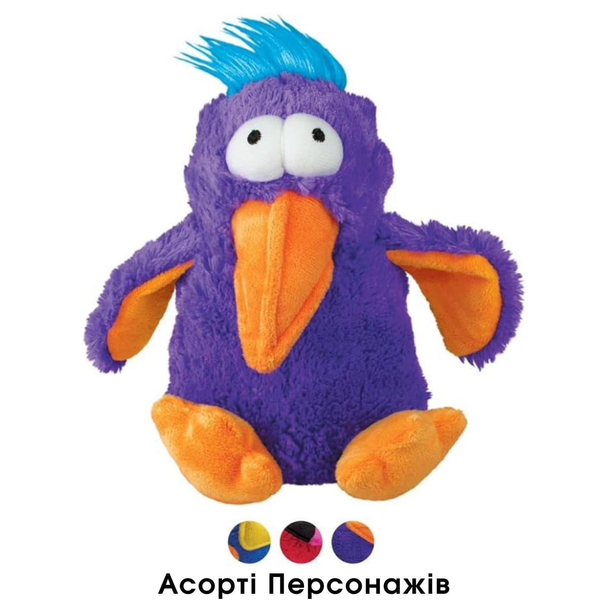 М'яка іграшка для собак Кумедний Птах з пищалкою KONG Dodo Bird