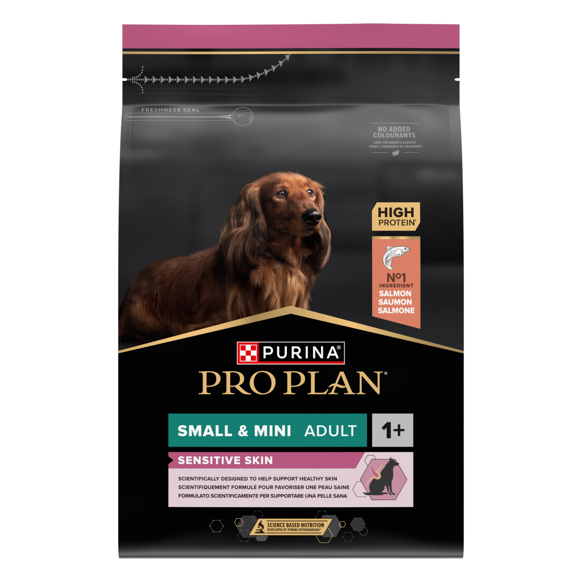 Сухий корм для собак маленьких порід з чутливою шкірою з Лососем Purina Pro Plan Small & Mini Adult 1+ Sensitive Skin Salmon