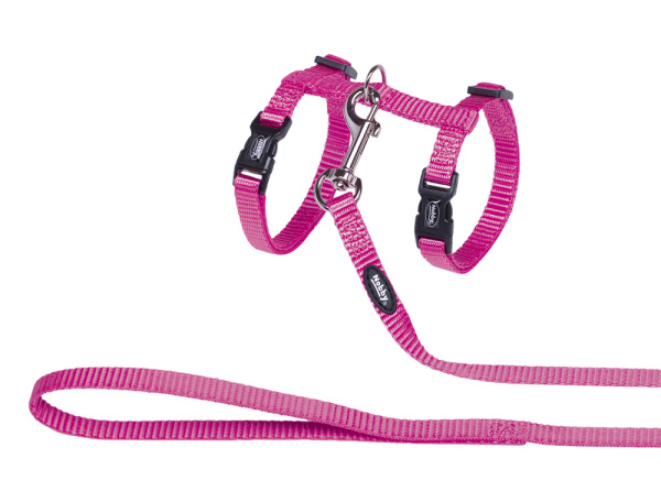 Анатомическая шлея с поводком для котов Souprava Cat Harness Nobby