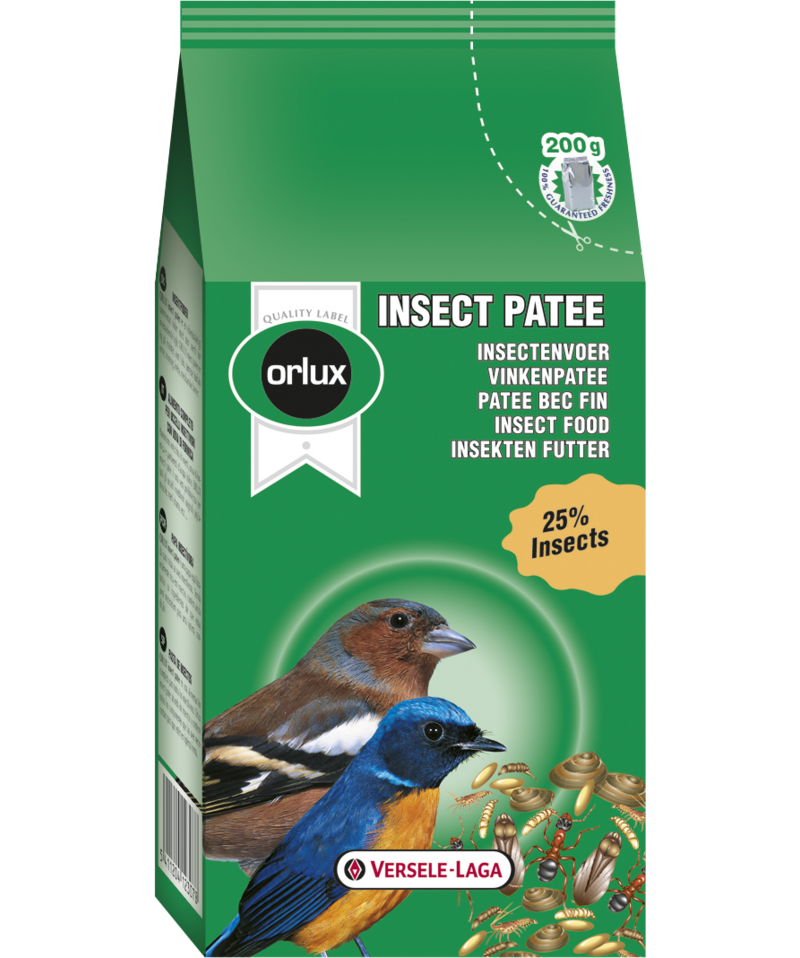 Корм с белком (инсекты) для всех насекомоядных птиц Versele-Laga Orlux Insect Patee