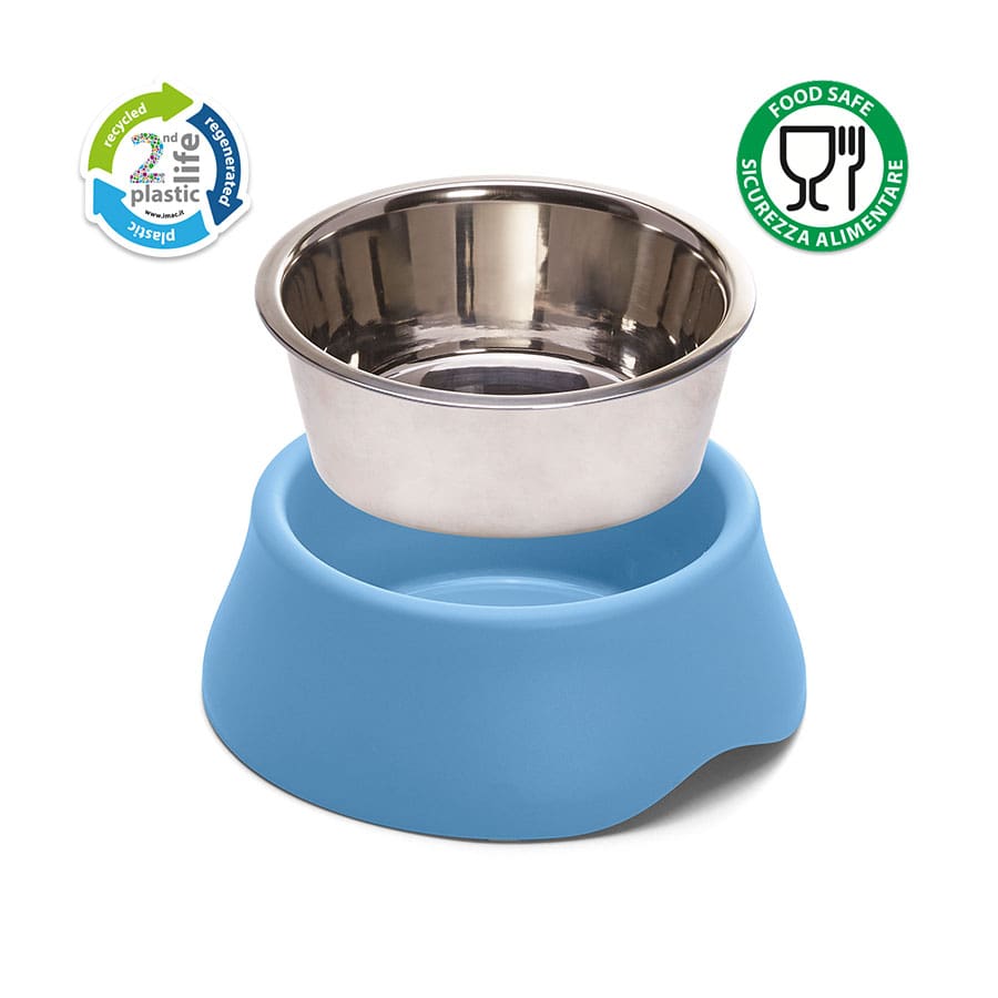 Металлическая антискользящая миска для собак та котов Imac Diva