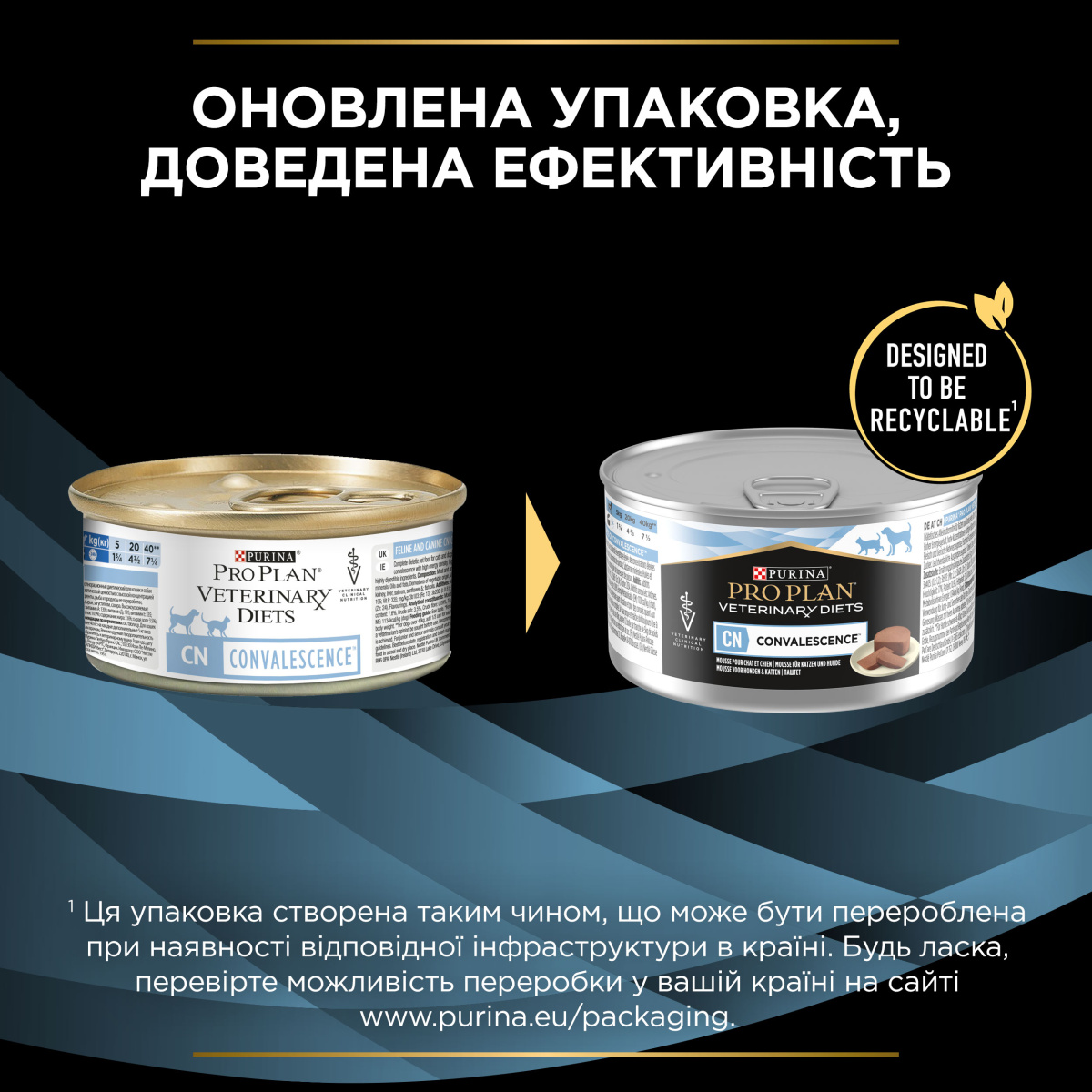Консерва лікувальна для собак та котів у період одужання Purina Pro Plan Veterinary Diets CN Convalescence
