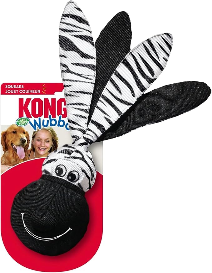 KONG Wubba Floppy Ears Інтерактивна іграшка для собак Тварини Приманка з довгими вушками
