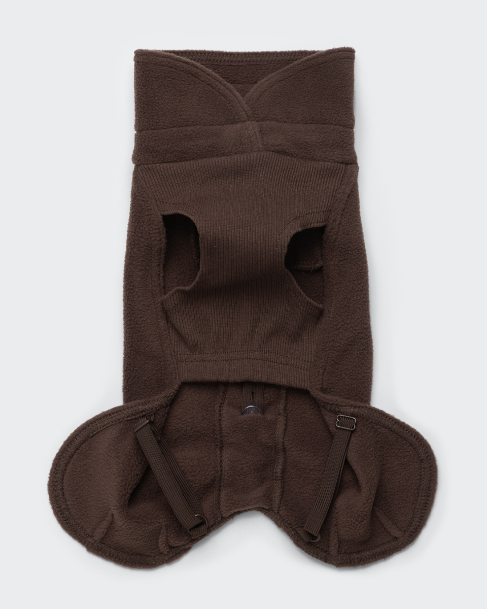 Інноваційна теплоізоляційна сорочка для собак PAIKKA Seawool Shirt Choco