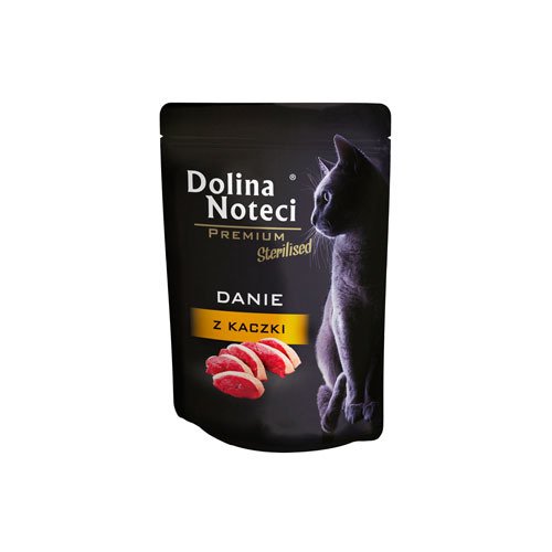 Безглютеновый влажный корм для стерилизованных кошек с Уткой Dolina Noteci Premium Cat Sterilised Duck