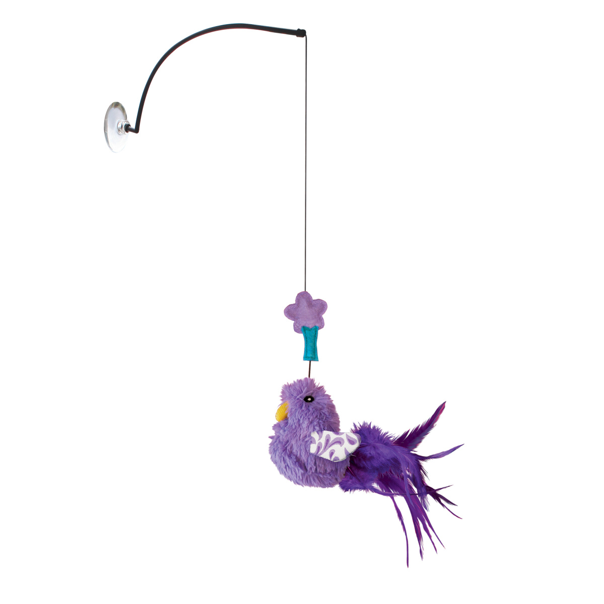 Іграшка для котів Пташка на присосці KONG Cat Window Teaser